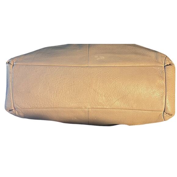 Coach Madison Phoebe Beige Pebbled Leather Hobo Shoulder Bag 24621 - Picture 5 of 11